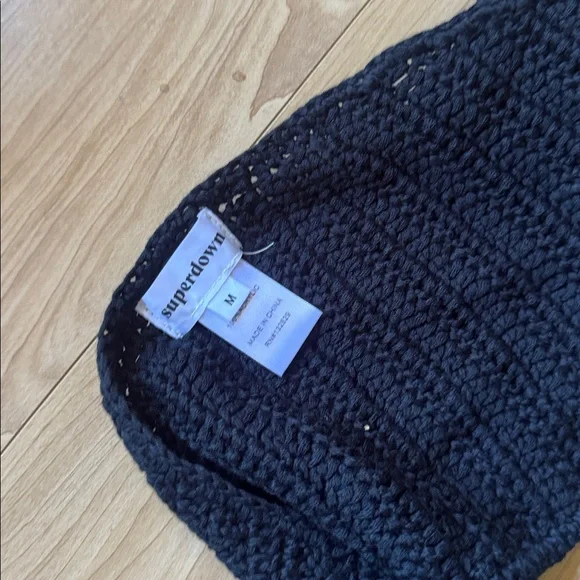 superdown knit tie top - Picture 3 of 4